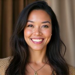 Portrait of Ava Sterling, Co-founder and Lead Textile Designer at Woven Rooms